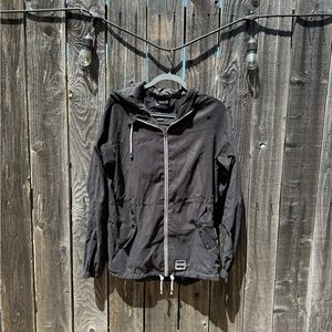 Ezekiel International Men's Light Weight Black Fill Zip Hoodie Jacket medium